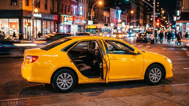 Écran GPS dans un taxi assurant un suivi de transport en temps réel