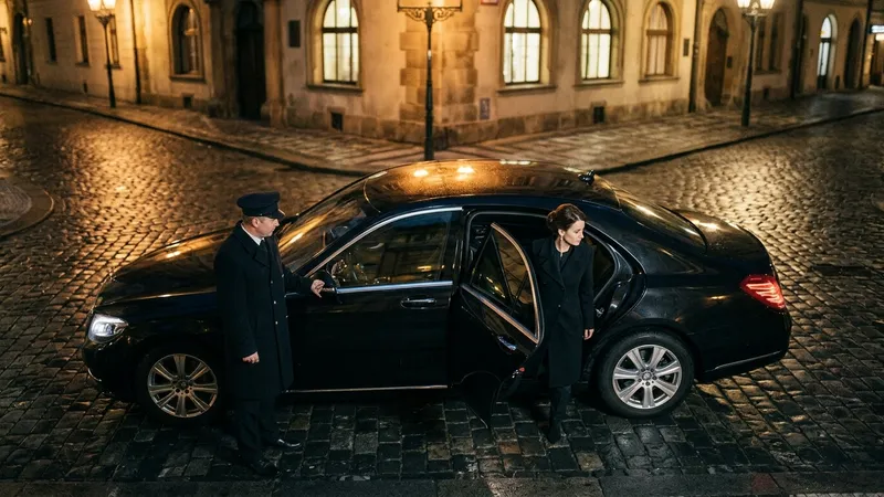 Chauffeur de taxi certifié prêt pour un service de transport fiable